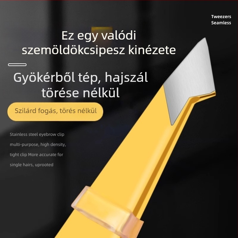 Szemöldökcsipesz készlet – 430 rozsdamentes acél, szemöldök és szakáll szőrszálak kitépésére