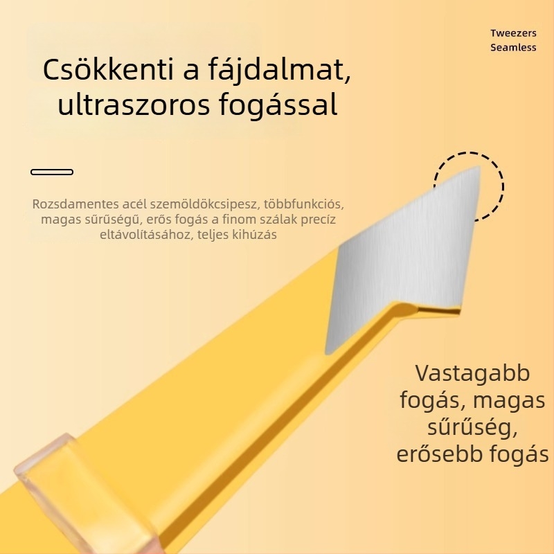 Szemöldökcsipesz készlet – 430 rozsdamentes acél, szemöldök és szakáll szőrszálak kitépésére