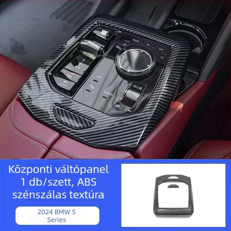 Autó belső matricák középkonzol-kerethez – ABS, TN-5411, Dazzling Flame, Guangzhou