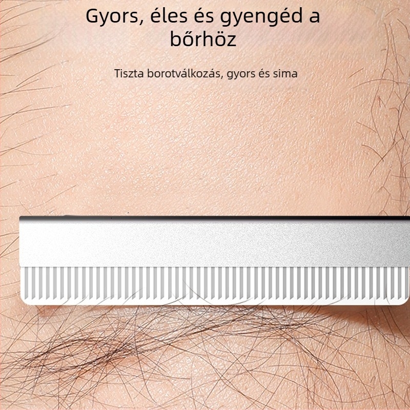 Many Beautiful szemöldök vágó kés - rozsdamentes acél - többfunkciós szépségápolási eszköz