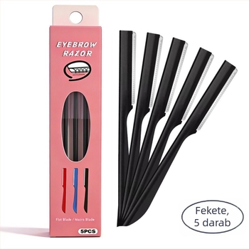 Férfi szemöldök- és arctrimer mikro-hálóval, biztonságos kivitel, rozsdamentes acél, mindennapi használatra