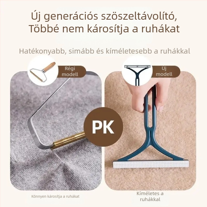 Kézi szöszmentesítő készülék kabátokra, ruhákra és gyapjú anyagokra