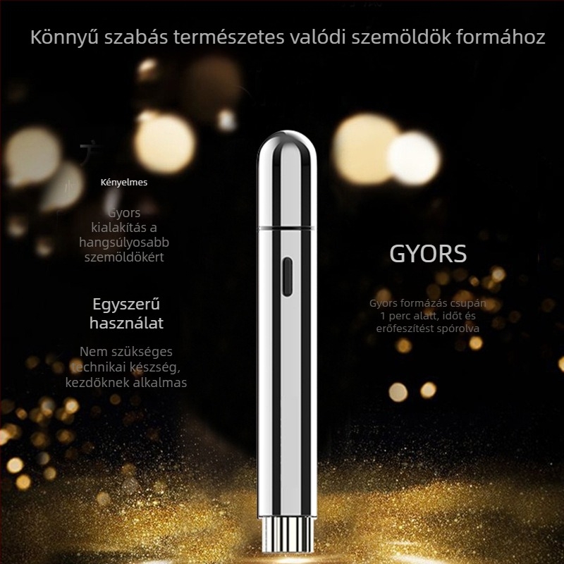 Elektromos szemöldökvágó, vezeték nélküli, könnyű 39,5 g, ABS/PC/rozsdamentes acél kivitel, újratölthető, mosás nélkül