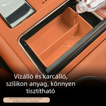 Wenjie M8 központi paneléhez illeszkedő szilikon kis tároló doboz pohártartó védőbetéttel