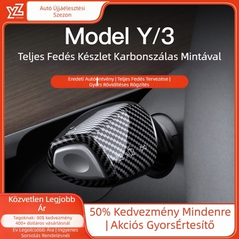 Tesla Model 3 sebességváltó fedél — ABS anyag, belső dekoratív patch, dekoratív matrica