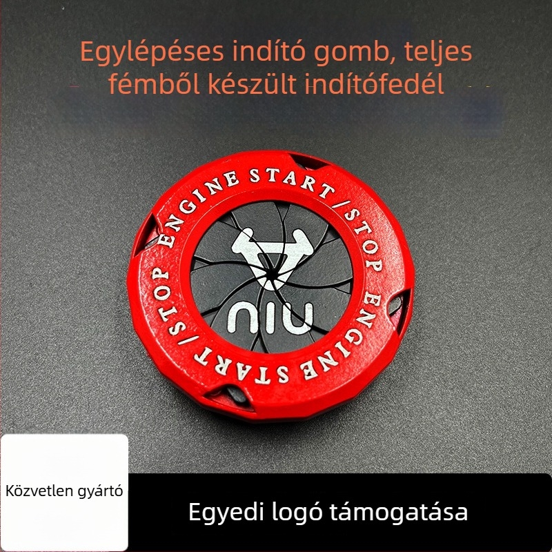Kulcslyukhoz forgó védőfedél – egygombos aktiválás, fémből, testreszabott feldolgozás, logónyomtatás