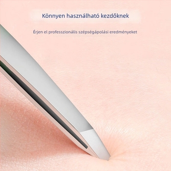 Csúcsminőségű ultra vékony szemöldökcsipesz és szőrtelenítő eszköz, szakállcsipesz, rozsdamentes acél, 9,5 cm