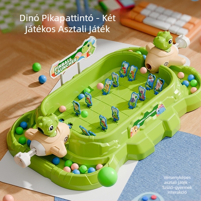 Asztali golyókirakó pinball játék — 2 játékos, asztali kivitel, műanyag felépítés, 4–6 éveseknek