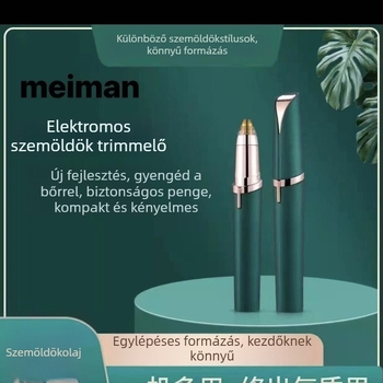Meiman Elektromos Szemöldök Trimmelő Toll – Összecsukható, USB Tápellátás, ABS Test, 72 g