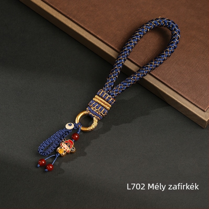 Dragon Knot DC0916 autókulcstartó medál — kézzel szőtt poliészter