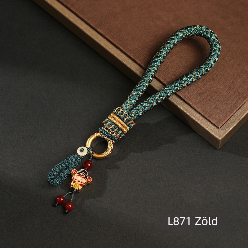 Dragon Knot DC0916 autókulcstartó medál — kézzel szőtt poliészter