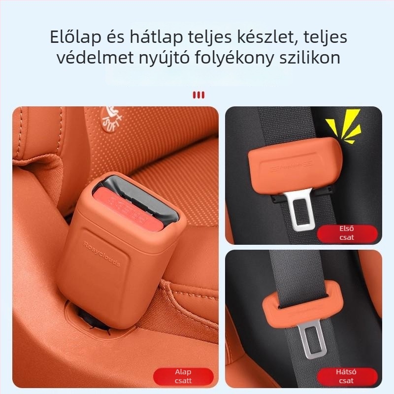 Biztonsági öv csatlakozóház védőfedője, modell M9207, akril, típus: autótelefon-tartó