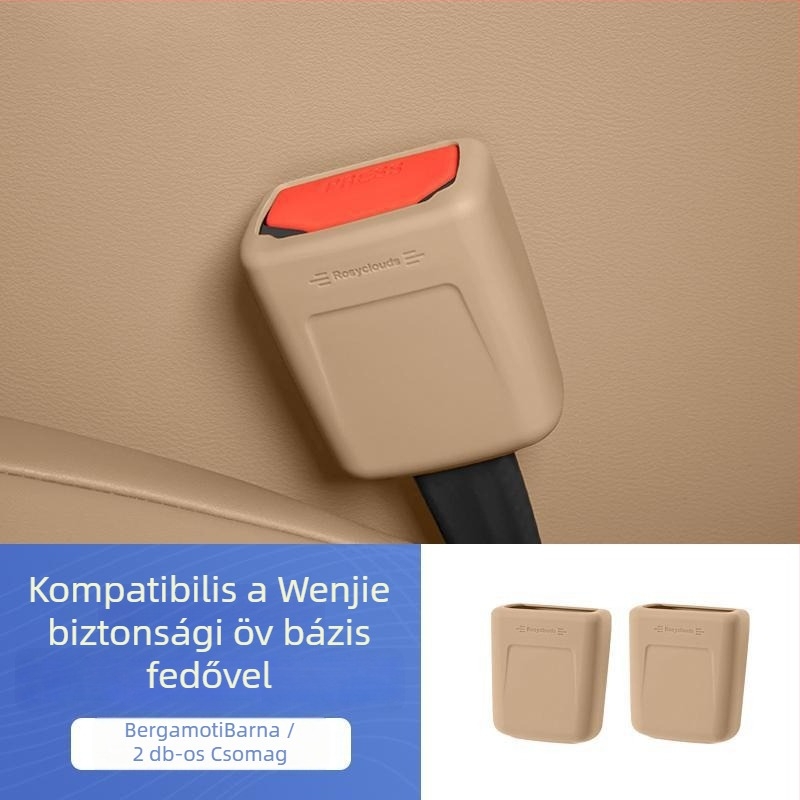 Biztonsági öv csatlakozóház védőfedője, modell M9207, akril, típus: autótelefon-tartó