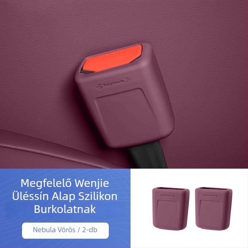 Biztonsági öv csatlakozóház védőfedője, modell M9207, akril, típus: autótelefon-tartó