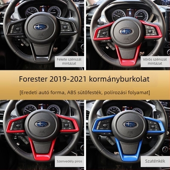 Kormánykerék gombok díszítő elemei Subaru 18-21 Forester/Outback/XV – Spire, logó nélkül, testreszabás nélkül