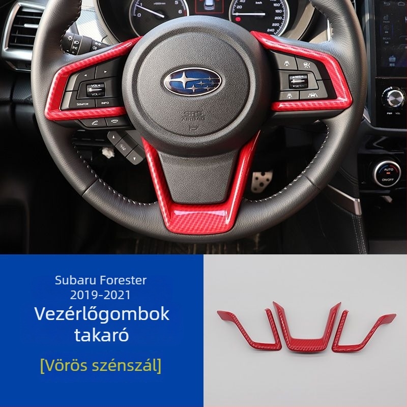 Kormánykerék gombok díszítő elemei Subaru 18-21 Forester/Outback/XV – Spire, logó nélkül, testreszabás nélkül