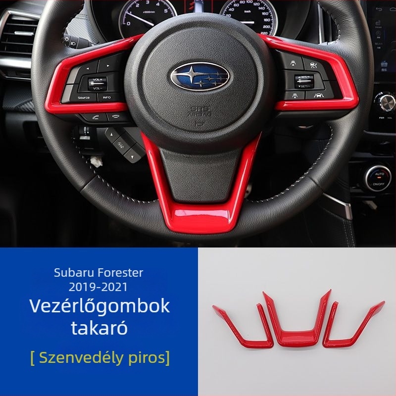 Kormánykerék gombok díszítő elemei Subaru 18-21 Forester/Outback/XV – Spire, logó nélkül, testreszabás nélkül