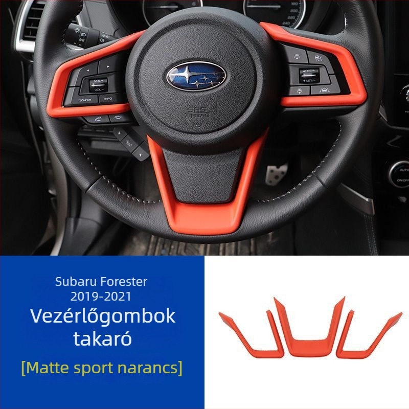 Kormánykerék gombok díszítő elemei Subaru 18-21 Forester/Outback/XV – Spire, logó nélkül, testreszabás nélkül