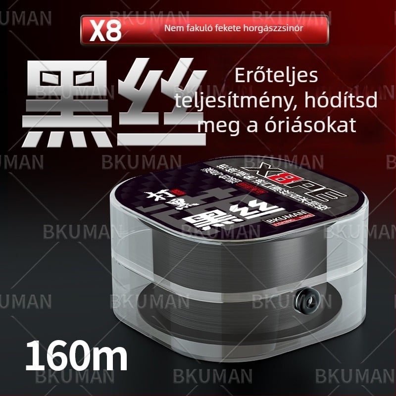 Fő zsinór a horgászathoz, PE anyag, szakítószilárdság 3–33 kg, márka YGKPEJP, dobozban 100 darab