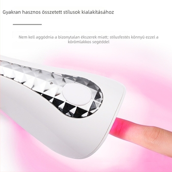 Kézben tartható körömlakk-gél lámpa, modell 02, hazai márka