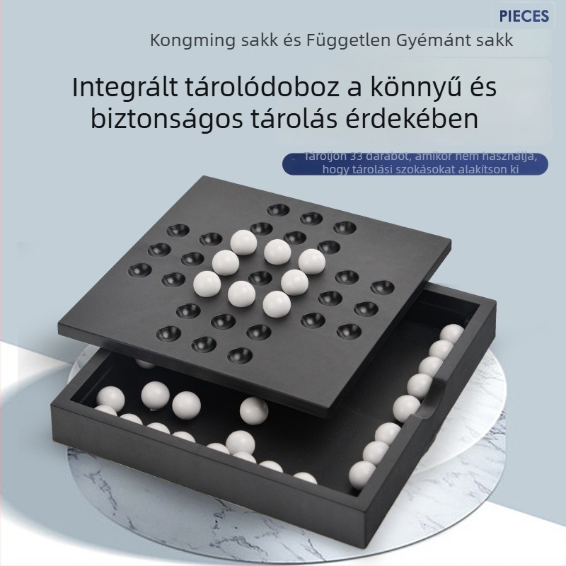 Szóló sakk-puzzle gyerekeknek – Oktatási társasjáték logikai gondolkodás fejlesztésére