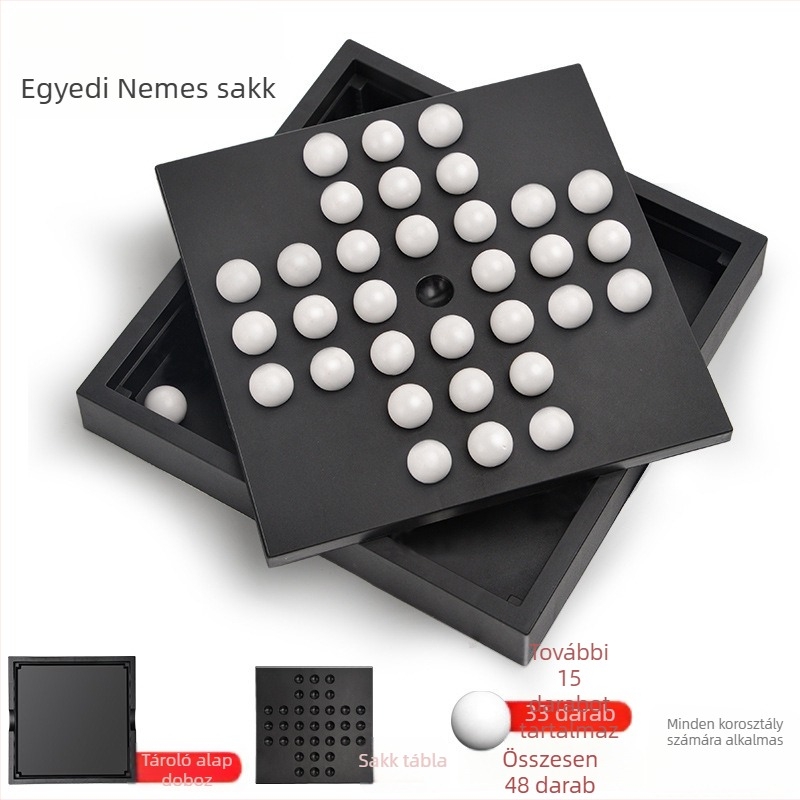 Szóló sakk-puzzle gyerekeknek – Oktatási társasjáték logikai gondolkodás fejlesztésére
