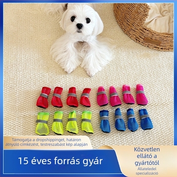 Kutyacipő - Csúszásmentes, Lélegző hálószövet, Puha talp, Poliészter