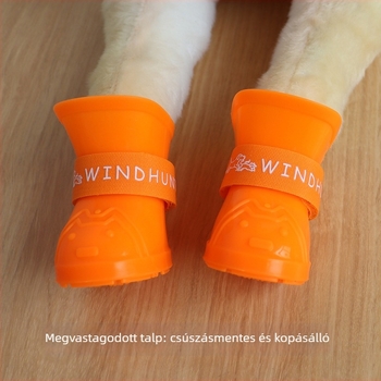 Wind Catcher szilikon kutyacipő — vízálló, csúszásmentes, dekoratív, meleg, kopásálló