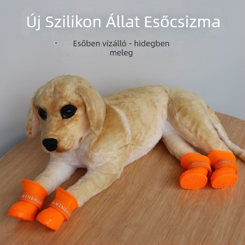 Wind Catcher szilikon kutyacipő — vízálló, csúszásmentes, dekoratív, meleg, kopásálló