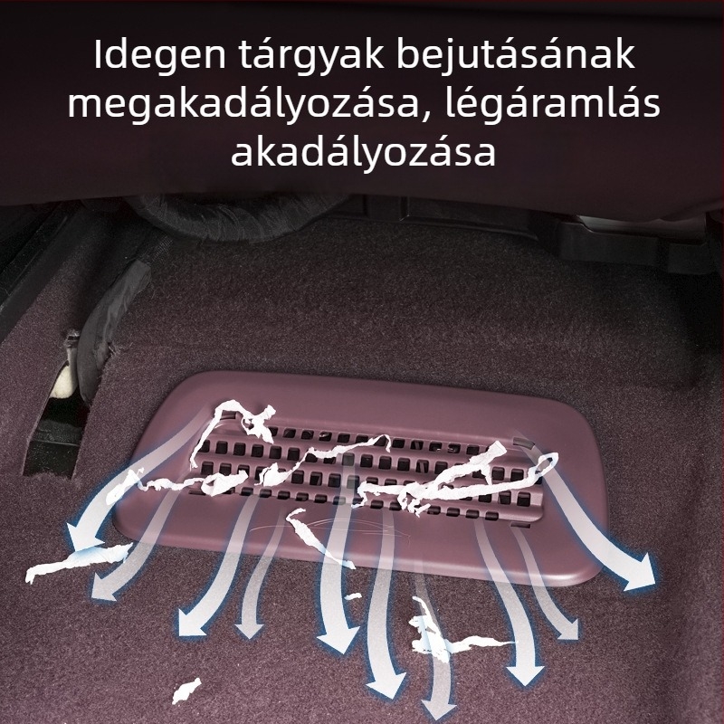 Ülés alatti légkivezető nyílás védőfedél – ABS anyag, Three Sunrises, modell 454