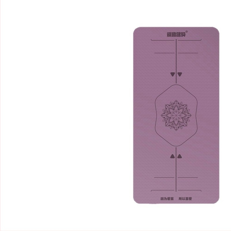 Jóga matrac EVA, geometriai minta, 6 mm vastagság, alkalmas edzésre és testformálásra, súly 1000 g