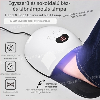 Lábujj körömlámpa - Modell G2MJD19, Zhejiang eredet, Hazai termék