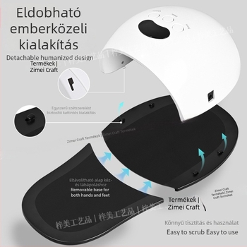 Lábujj körömlámpa - Modell G2MJD19, Zhejiang eredet, Hazai termék