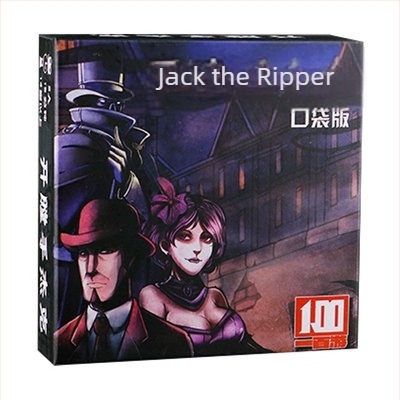 New Yorkban Jack the Ripper: Zsebkiadású társasjáték kártyákkal, anyag Solitaire