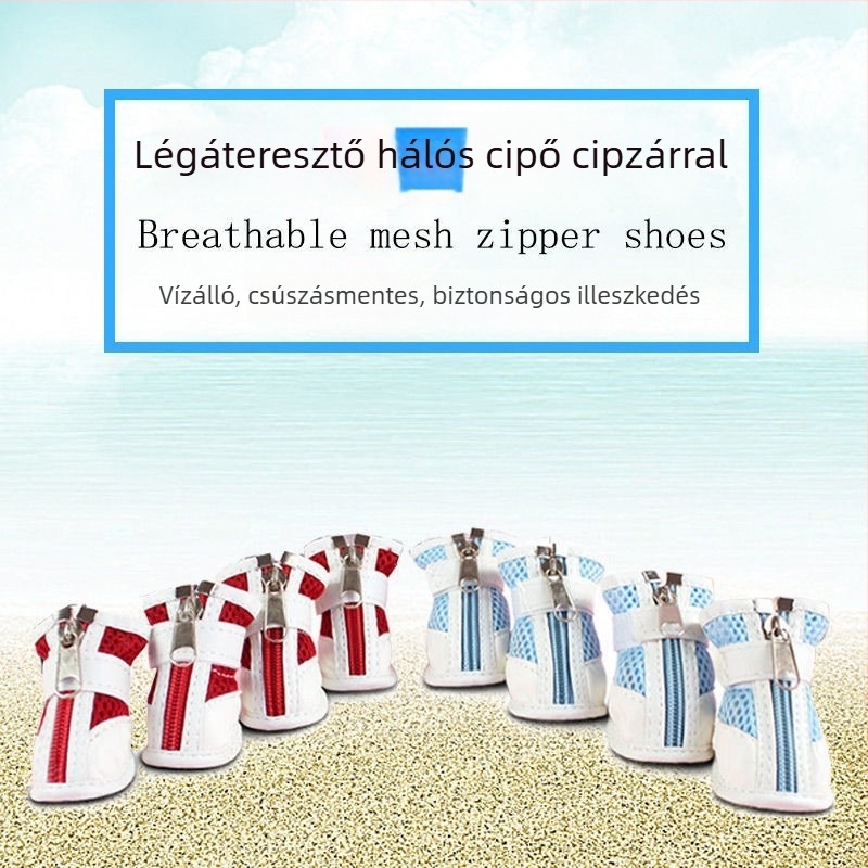 Kutyacipők textil anyagból, univerzális illeszkedés, nem importált