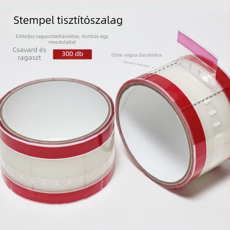 Manikűr stamp tisztító szalag – egyszer használatos, téphető, többfunkciós köröm eszköz a Hongnuo Beauty-től