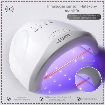 Xianjiayi manikűr lámpa – fototerápiás lámpa, hazai márka, modell Phototherapy lamp, általános felhasználók számára