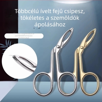 Pengyi szemöldökcsipesz lapos és ferde végű csúccsal; orrszőr olló; szemöldökív formázó olló