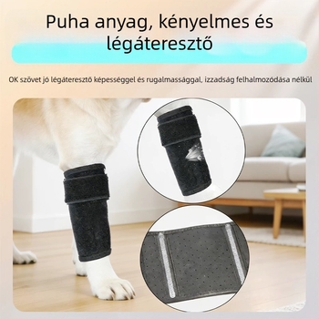 Kutyák és macskák lábainak immobilizáló sínje — ízületek védelme, láb- és mancs-korrekció, külső rögzítés előre és hátra