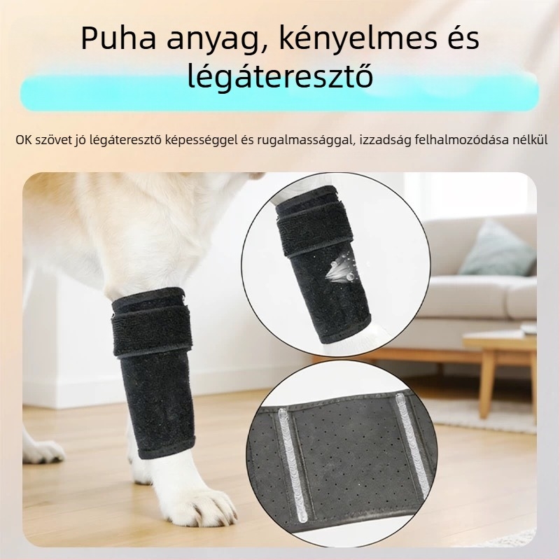 Kutyák és macskák lábainak immobilizáló sínje — ízületek védelme, láb- és mancs-korrekció, külső rögzítés előre és hátra