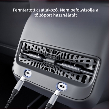 Tesla Model Y/3/L hátsó légkondi kimeneti védőfedél — műanyag, snap-on szerelés, belső dekoráció