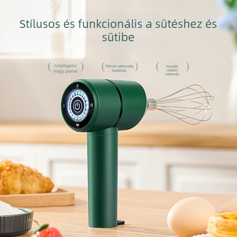 Elektromos kézi mixer, tejszínhab verő, tejhabosító, teljesen automata sütőeszköz