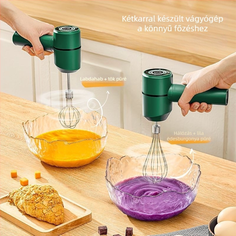 Elektromos kézi mixer, tejszínhab verő, tejhabosító, teljesen automata sütőeszköz
