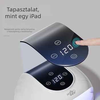 Körömlámpa 268W, LED gyógyító lámpa zselés körmökhoz, 3 másodperces gyors száradás, modell 19S PLUS