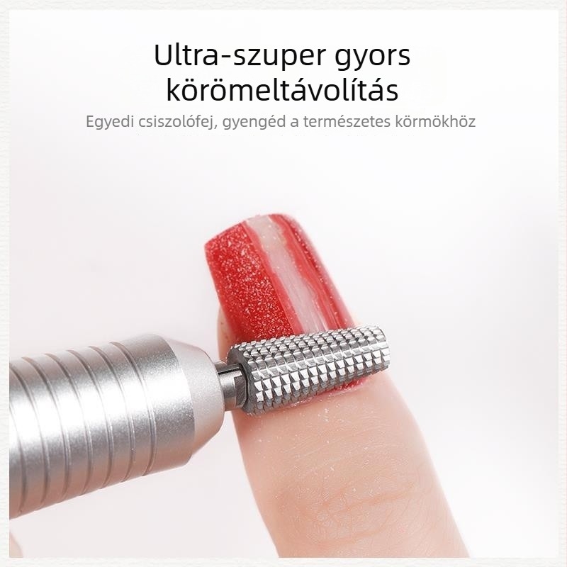 Mánikűr gép M19, hordozható, nagy teljesítményű a holt bőr eltávolítására és polírozásra, 430 g