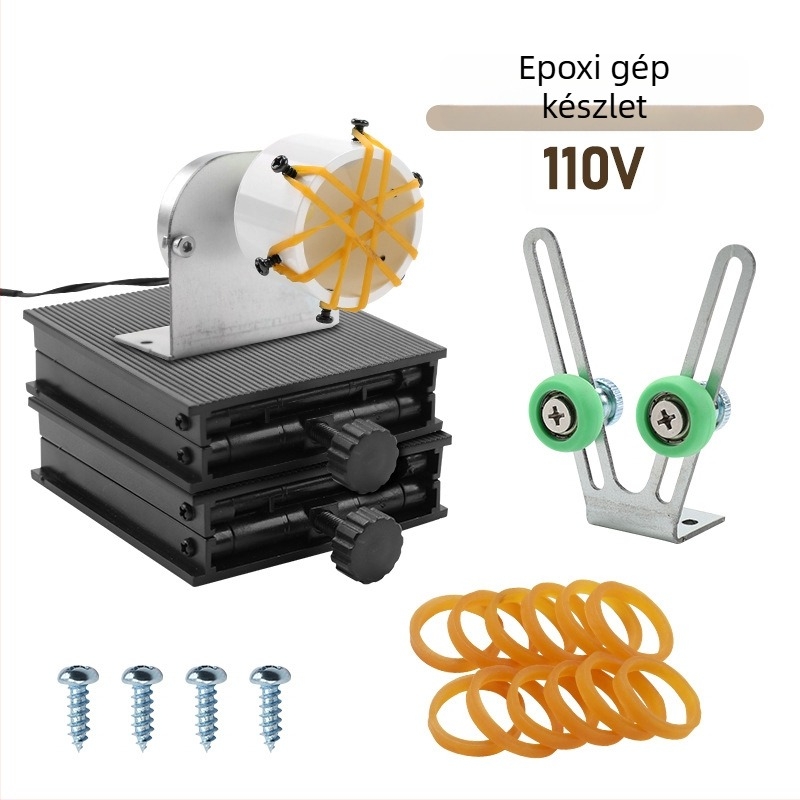 Gujing horgászbot epoxigyanta ragasztó- és vezetőgyűrű tekerő gép, DIY forgóbot eszköz – Gujing