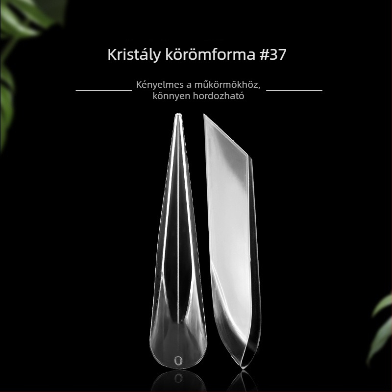 Új műkörmös hosszabbító sablon, Mecha Ferrari №37, nemzetközileg kedvelt modell, papír nélküli sablon