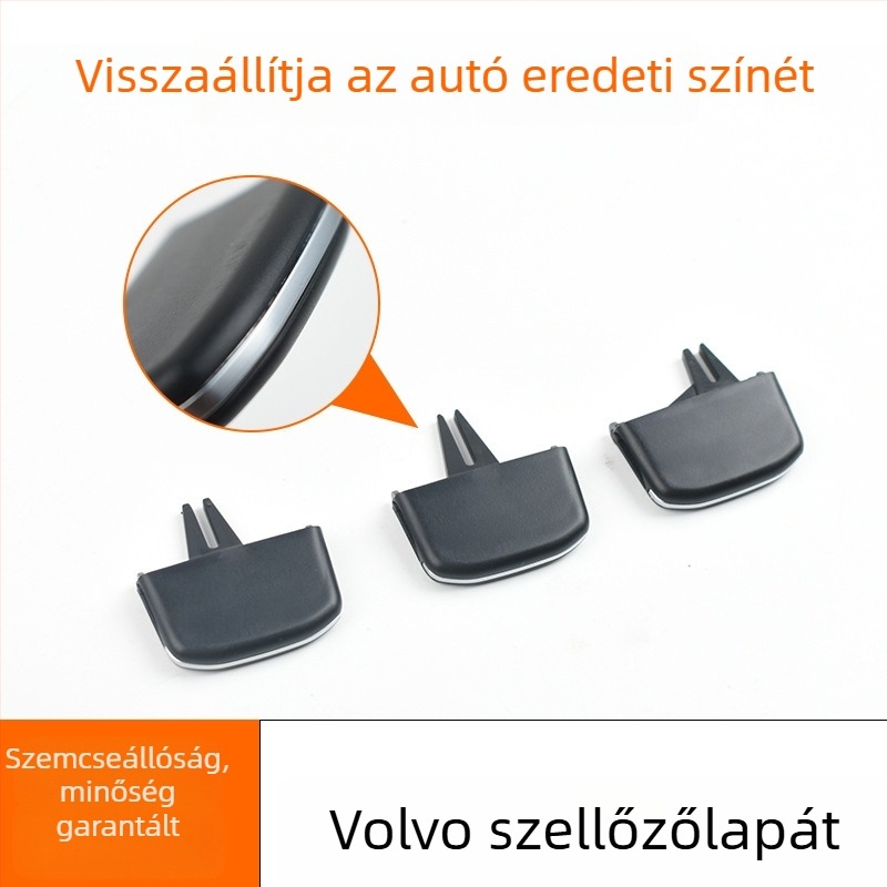 Volvo V40/V60/S60 ABS autóipari rögzítők a légkivezetéshez, a műszerfalhoz és a központi konzolhoz, Snap-on szerelés