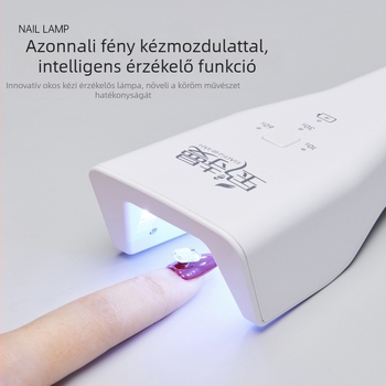 Boucherman Kézi indukciós körömlámpa, Modell 11, Akkumulátoros, hordozható, gyors szárító eszköz gél lakkozáshoz
