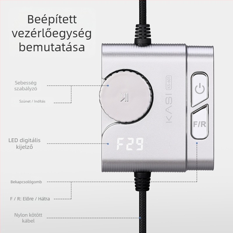 Kasi vonalirányított üreges poharas köröm polírozó toll, modell ks-601